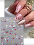 Reindeer Christmas Stickers
