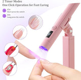 Pink Rechargeable LED Flash Cure Lamp (USB)