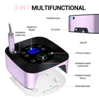 MelodySusie X-C320C 2-in-1 Nail Lamp & E-File (30,000 RPM)