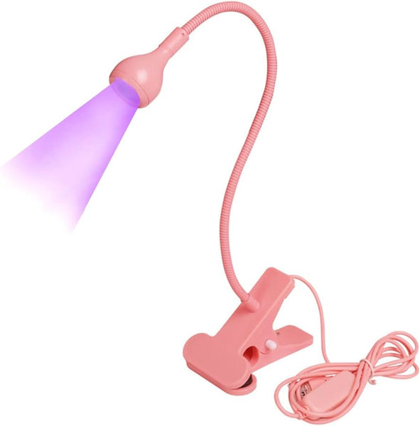 Pink Flexible LED Flash Cure Clamp Lamp (USB)