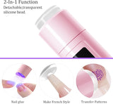 Pink Rechargeable LED Flash Cure Lamp (USB)