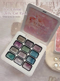 Xeijayi Ice Crystal Jelly Cat Eye Gel Polish Palette