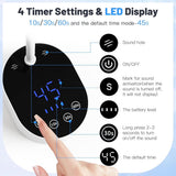 White LED Flash Cure Rechargeable Desktop Lamp with Sensor