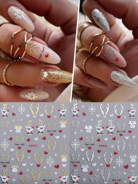 Reindeer Christmas Stickers