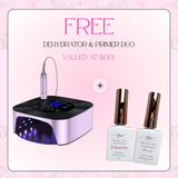 MelodySusie 2-in-1 Nail Lamp & E-File + FREE Dehydrator & Primer Duo