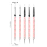 Double-ended Silicone Tool w/ Dotting Pens