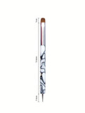 French Tip Clean Up Brush w/ Dotting Tool