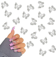 Bling Butterfly Charms (10pc)