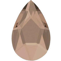 2303 Swarovski Crystals Pear Rose Gold Flatback