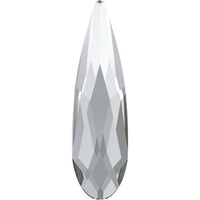 2304 Cristales Swarovski Gota de lluvia Crystal Clear Flatback