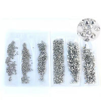 TNV Chrome (Silver) Rhinestones (Mixed Pack // 1580pcs)