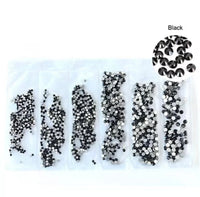 TNV Jet (Black) Rhinestones (Mixed Pack // 1580pcs)