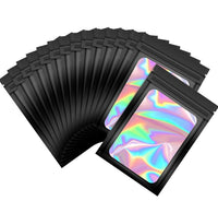 Glossy Colored Holographic Resealable Bags (Set of 25)