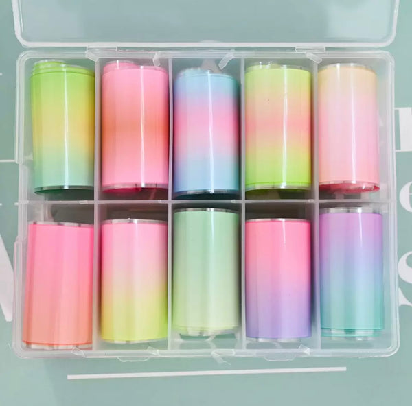 Ombré Transfer Foil Box Set (10 Colors)