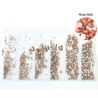 TNV Rose Gold Rhinestones (Mixed Pack // 1580pcs)