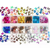 Plump Butterfly Sequins (Case with 12 Colors)