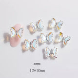 Crystal Butterfly Charms (Pack of 10)