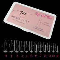 Puntas TNV Soft Gel (Gel-X) Coffin XL