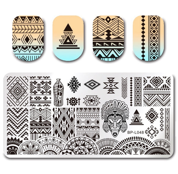 Tribal Stamping Plate